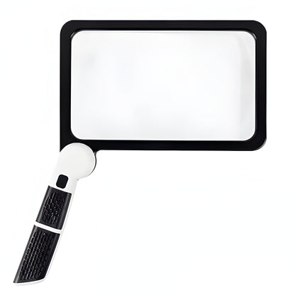 Belro foldable LED magnifying glass with built-in light, compact electronic optics tool for close-up viewing and detailed inspection.