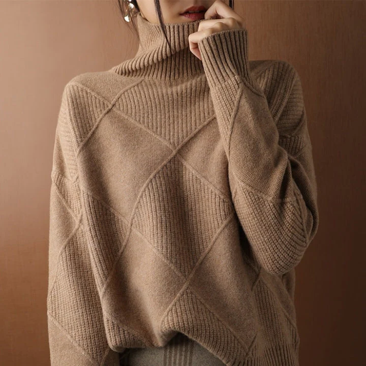 Belro knitted sweater featuring a cozy, textured knit design, perfect for stylish and comfortable casual wear.