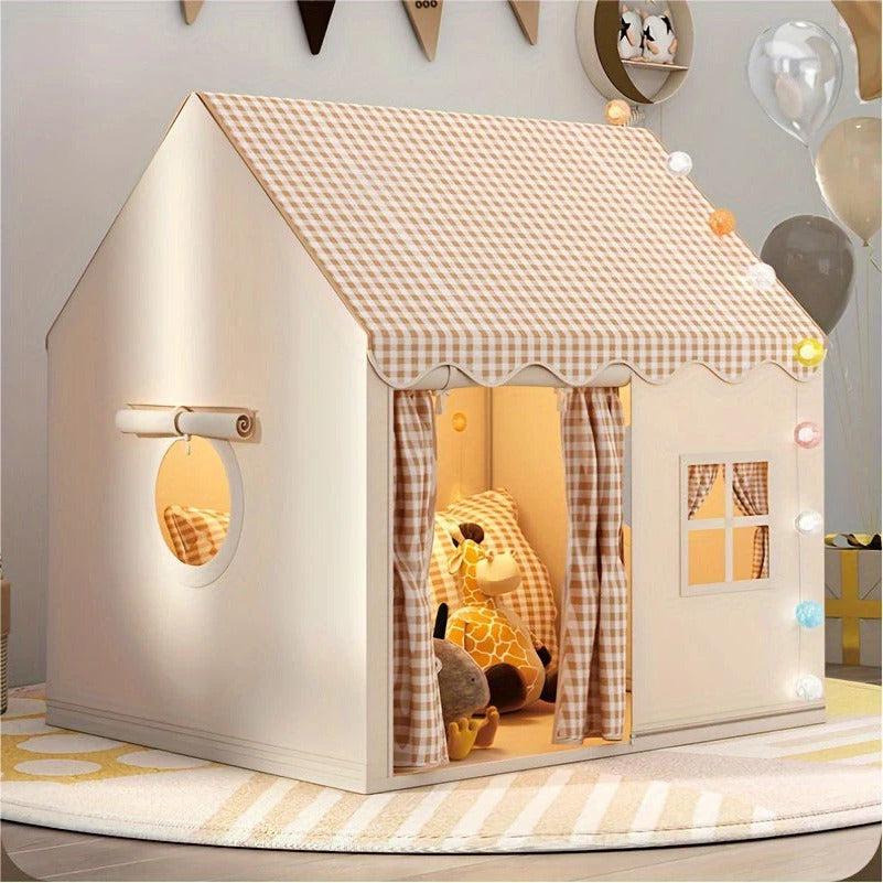 Children’s Playhouse Tent by Belro, colorful fabric play tent with windows and door for kids' indoor and outdoor fun.