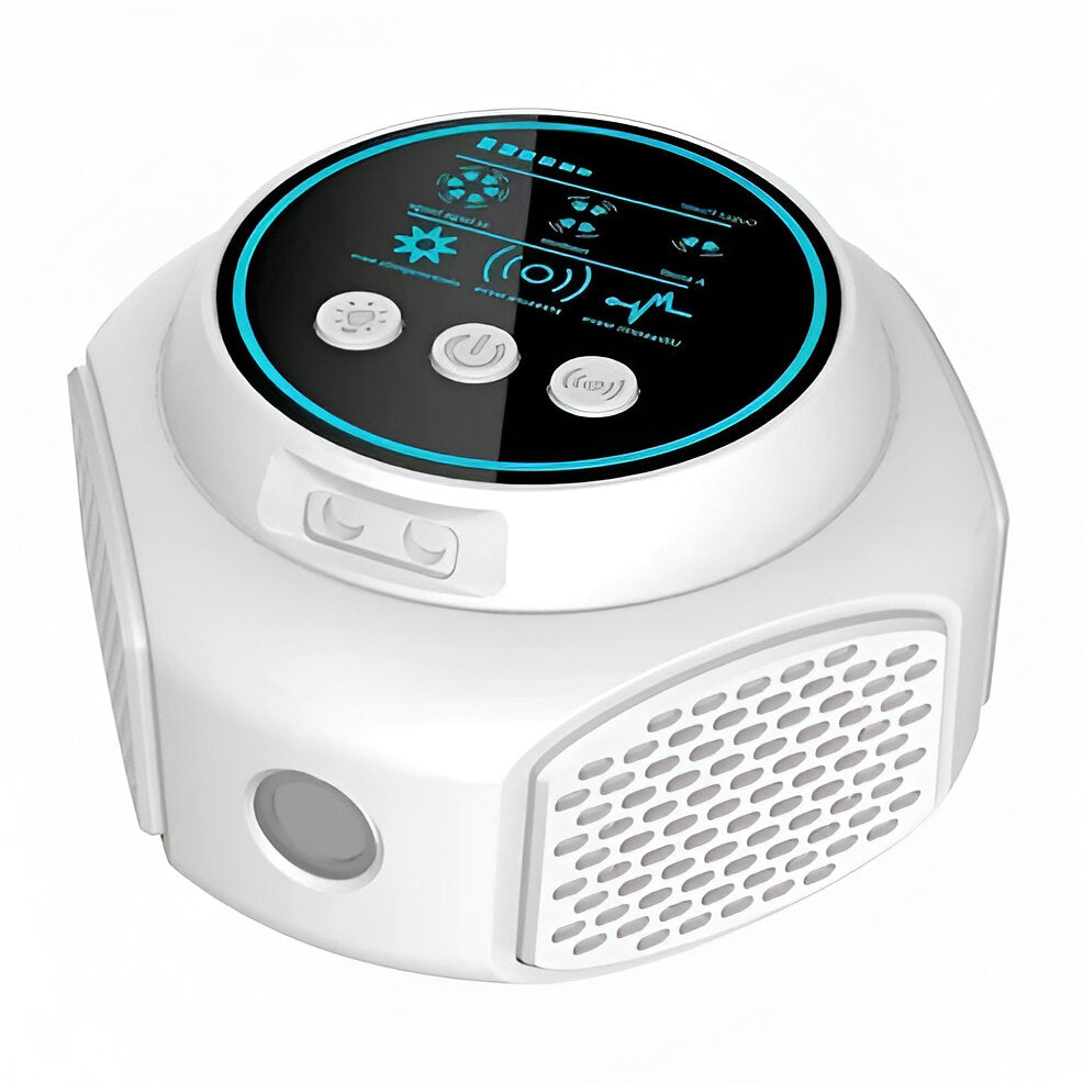 Belro Ultrasonic Spider Repeller in outdoor garden setting, designed to deter pests with ultrasonic sound technology.