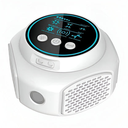 Belro Ultrasonic Spider Repeller in outdoor garden setting, designed to deter pests with ultrasonic sound technology.