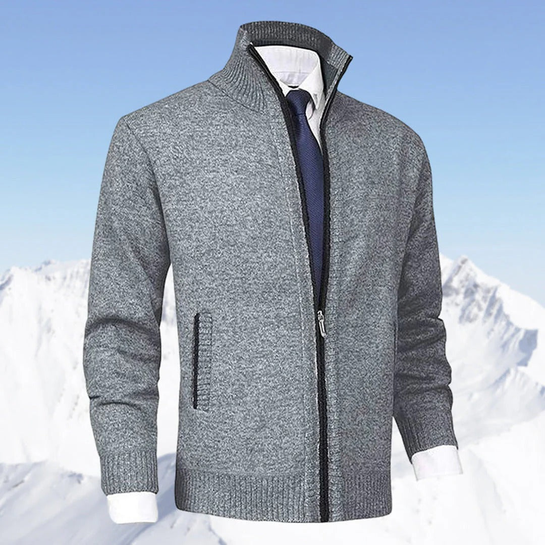 Belro men's stylish zip-up vest showcasing a sleek design, front zipper, and modern fit, perfect for casual and layered look.