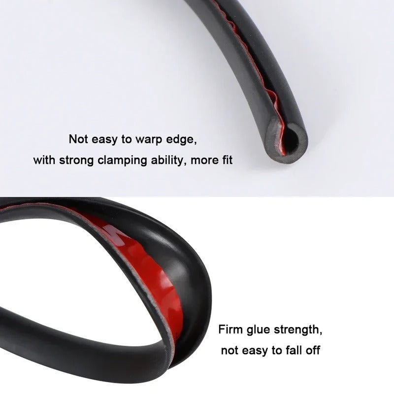 Belro Car Door Edge Scratch Protector Strip tool, flexible rubber strip designed to prevent door panel scratches.