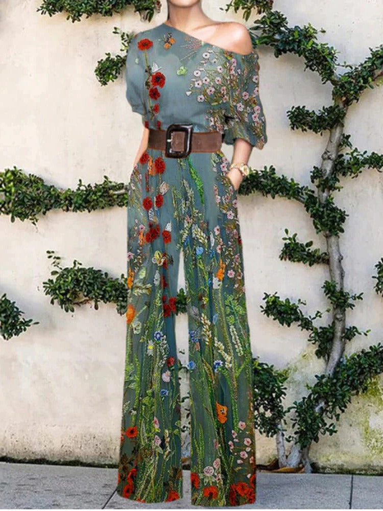 Belro women's modern spring overall in stylish pants with a sleek, elegant design, perfect for casual or semi-formal wear.