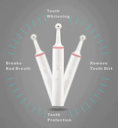 Belro plaque remover for teeth and gums, an electronic device with a sleek design for oral hygiene cleaning.