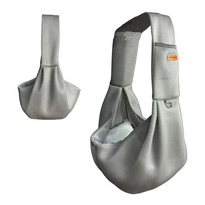 Belro lightweight breathable crossbody dog sling shoulder bag for automotive use, designed for carrying small pets comfortably.