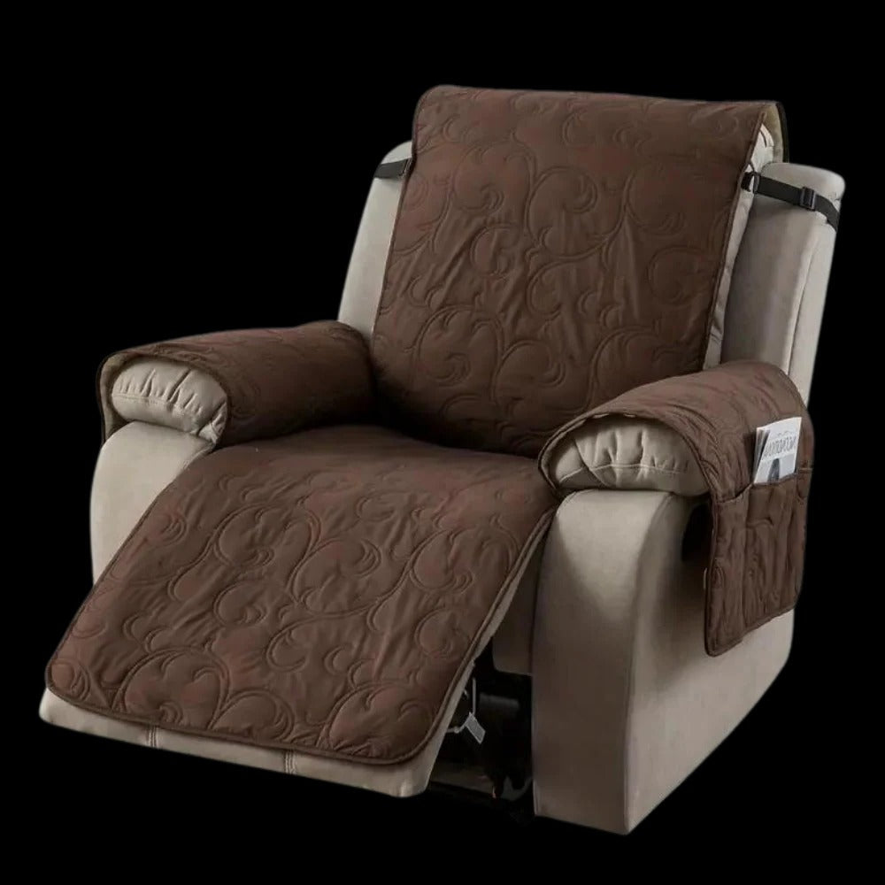Belro waterproof recliner slipcover in a cozy home decor setting, designed to protect and enhance your recliner.