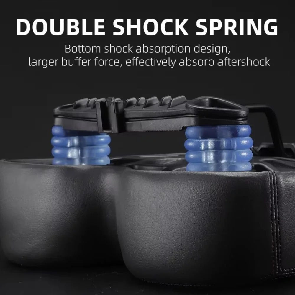Belro wide bike saddle designed for comfortable outdoor cycling, showing a close-up of the cushioned, broad seat.