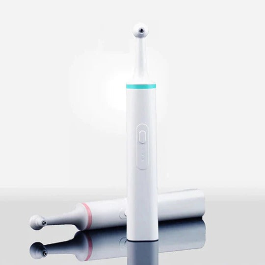 Belro plaque remover for teeth and gums, an electronic dental device with a sleek design for oral hygiene.