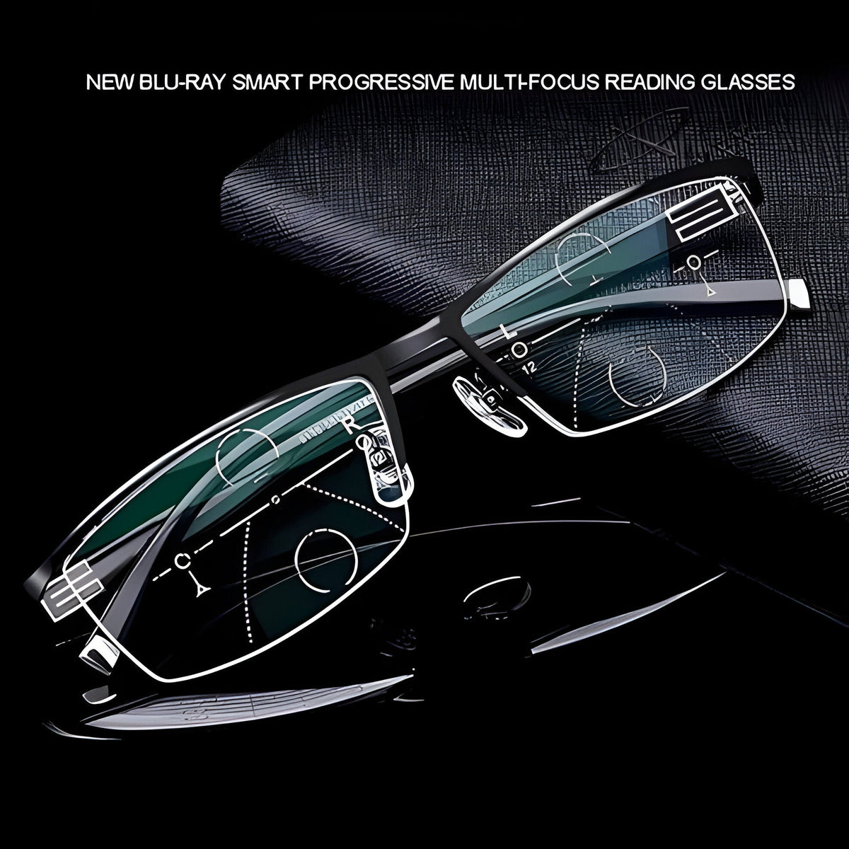 Belro progressive multifunction glasses with integrated camera lens, designed for versatile photography and electronic use.