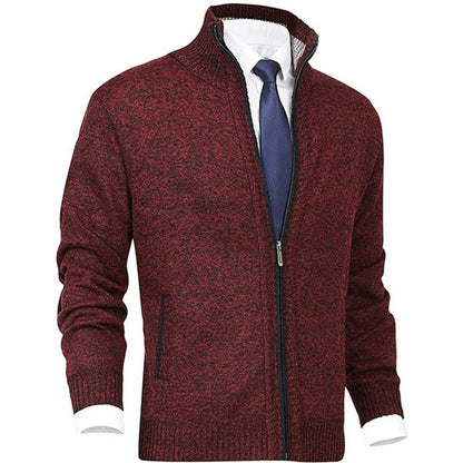 Belro men's stylish zip-up vest showing a sleek, fitted design with a high collar and front zipper, ideal for casual wear