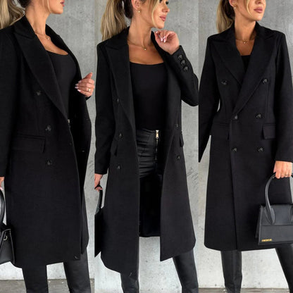 Belro women's winter coat, stylish and warm, shown in a full view with a hood and zipper front, perfect for cold weather.