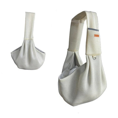 Belro lightweight breathable crossbody dog sling shoulder bag for automotive use, shown with adjustable strap and compact design.