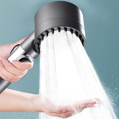 Belro high pressure showerhead with chrome finish, showcasing multiple spray nozzles for powerful water flow.