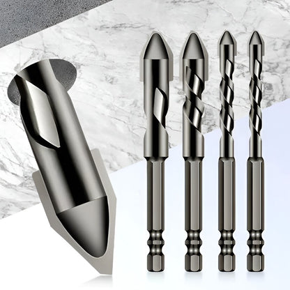 Belro Eccentric Drill Set with high hardness, showcasing multiple drill bits arranged on a tool storage case.