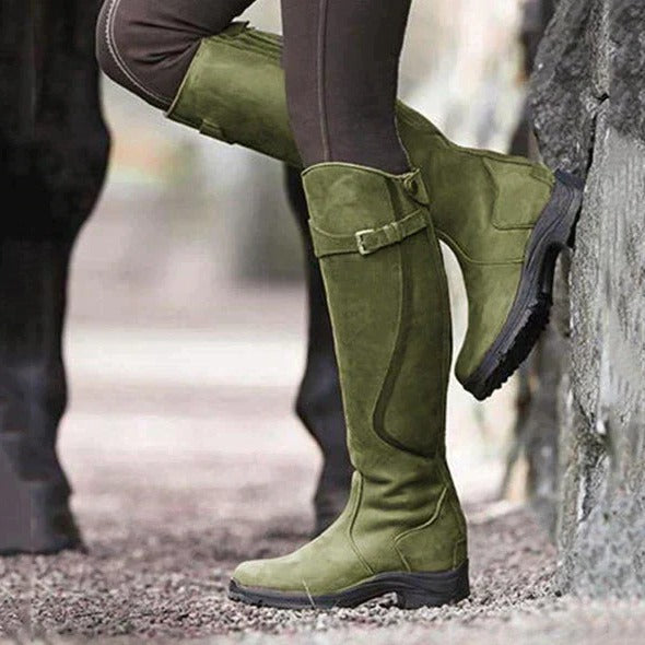 Belro waterproof women's boots with sturdy sole and stylish design, perfect for wet weather conditions.