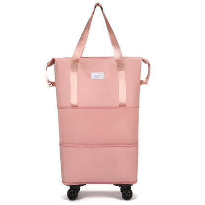 Belro separation backpack with wheels, designed for dry and wet items, lightweight luggage with multiple compartments.