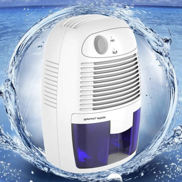 Belro portable mini dehumidifier designed for basement, garage, and crawl space to reduce moisture and improve air quality.
