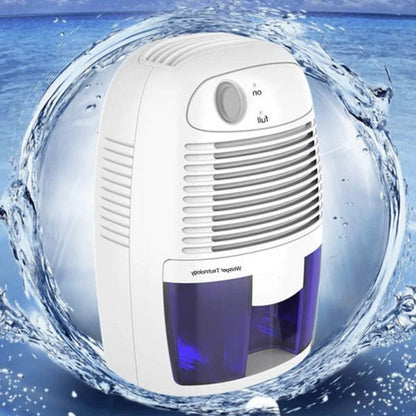Belro portable mini dehumidifier designed for basement, garage, and crawl space to reduce moisture and improve air quality.