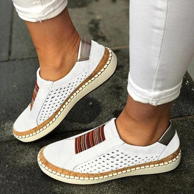 Belro women's breathable flat bottom bunion corrector sneaker showing a comfortable, supportive health and beauty footwear design.