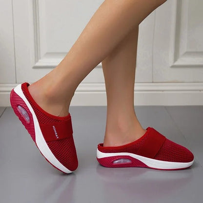 Belro orthopedic wedge sandals with supportive design, featuring comfortable straps and a stylish wedge heel.