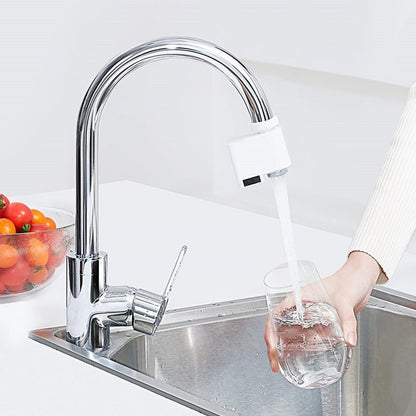 Belro Smart Faucet Infrared Motion Sensor for outdoor use, featuring touchless operation and modern outdoor plumbing design.