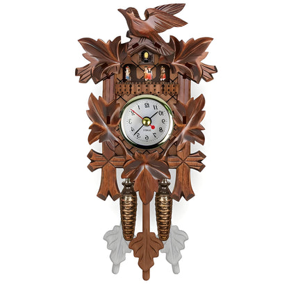 Belro Retro Cuckoo Wall Clock with classic design, featuring a wooden case and vintage-style clock face for home decor.