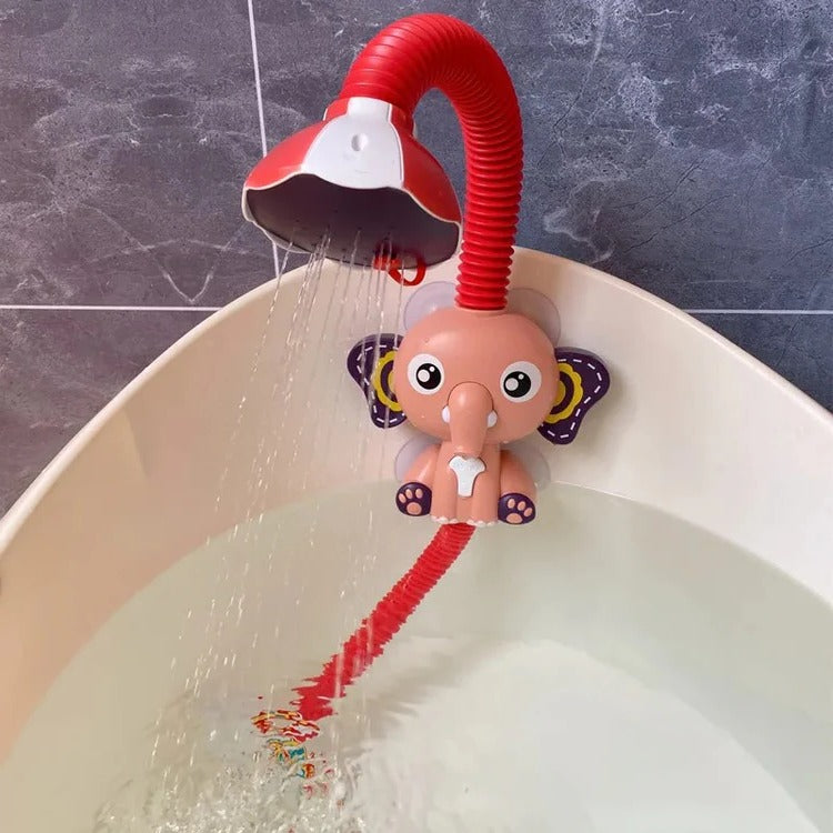 Belro electric handheld water sprinkler for infants, with a compact design and adjustable spray nozzle.