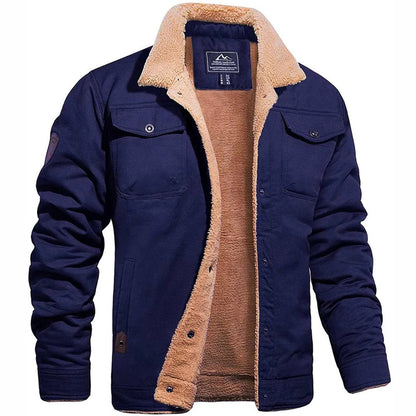 Belro vintage men's bomber jacket with classic design, featuring front pockets and ribbed cuffs and collar.