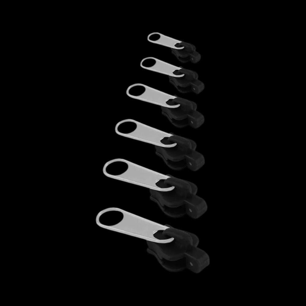 Belro Quick Zipper Pull Replacement for men's clothing, featuring a durable metal zipper pull on a neutral background.
