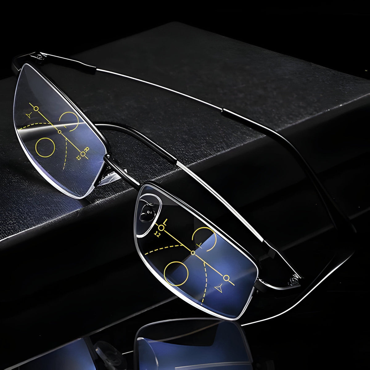 Belro progressive multifunction glasses with camera lens features, sleek design, and adjustable frames for versatile use.