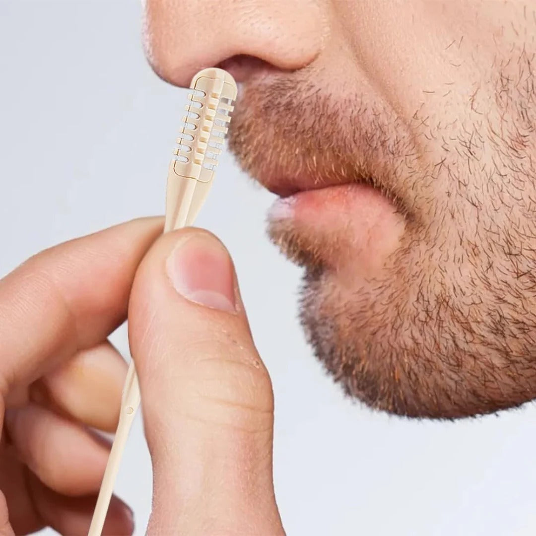 Belro nose hair trimmer, a compact personal care appliance with a sleek design, used for grooming nose hair effectively.