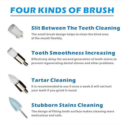 Belro plaque remover for teeth and gums, electronic dental cleaning device with a sleek design and ergonomic handle.