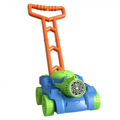 Belro Bubble Lawn Mower Toy for kids, outdoor toy with colorful plastic design and realistic mower features.