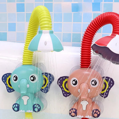 Belro electric handheld water sprinkler for infants, used for clothing care, shown in use on fabric in a home setting.