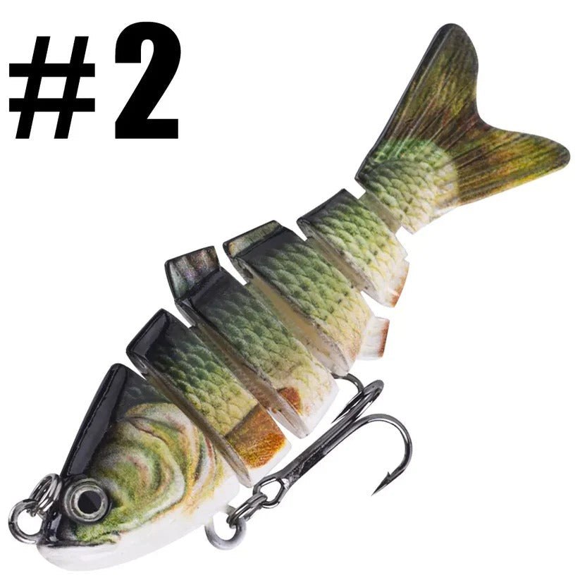 Belro swimming lure for outdoor fishing, showcasing the realistic design and vibrant colors of the fishing lure.