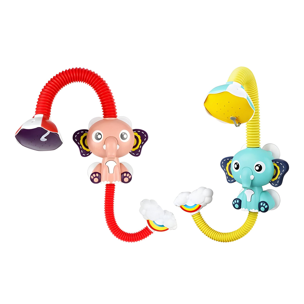 Belro electric handheld water sprinkler for infants, shown in use, designed for gentle water spray and easy handling.
