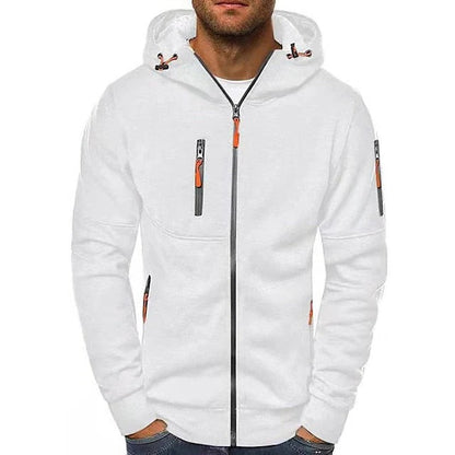 Belro men's high-quality hoodie in gray, made from soft fabric, with a front pocket and hood, perfect for activewear.