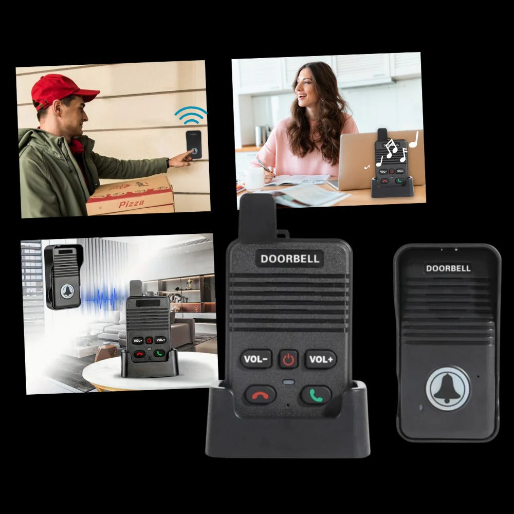 Belro Advance Communication Intercom Doorbell with sleek electronic design for home or office security.