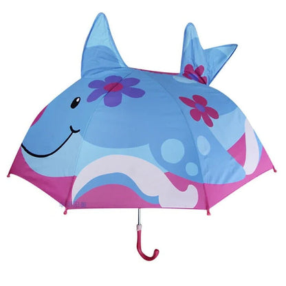 Colorful rainbow-themed kids umbrella by Belro with vibrant, cheerful design, perfect for children’s outdoor rain protection.