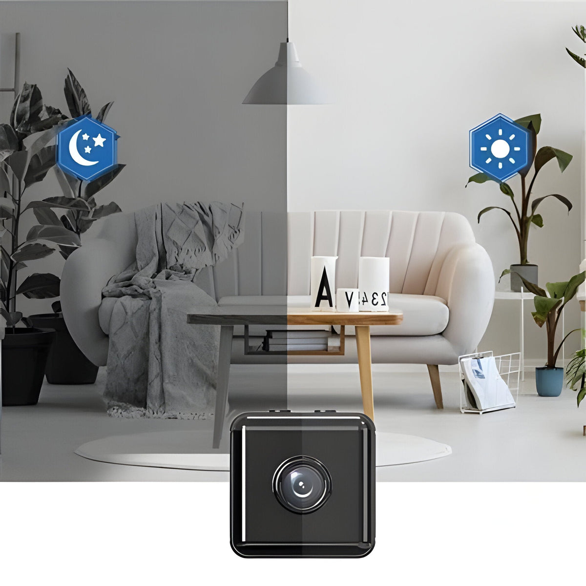 Belro Sentinel Eye HD wireless security camera mounted outdoors with weatherproof housing and security monitoring features