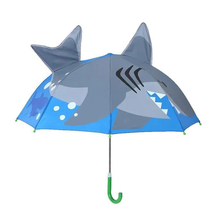 Colorful rainbow-themed kids umbrella by Belro with a playful design, perfect for children’s outdoor rain protection.