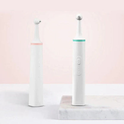 Belro plaque remover for teeth and gums, electronic dental cleaning device with a sleek design and digital display.