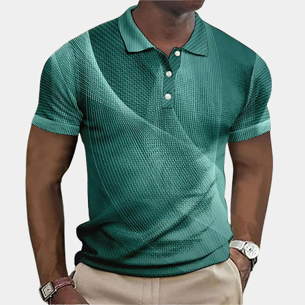 Men's stylish Belro polo shirt in classic design, featuring a collar and short sleeves, perfect for casual or smart-casual wear.