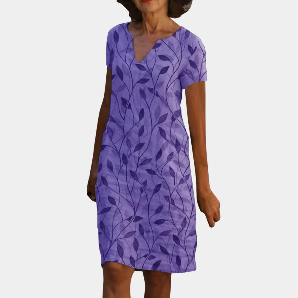 Casual ladies dress by Belro featuring a comfortable, stylish design in soft fabric, perfect for everyday wear.