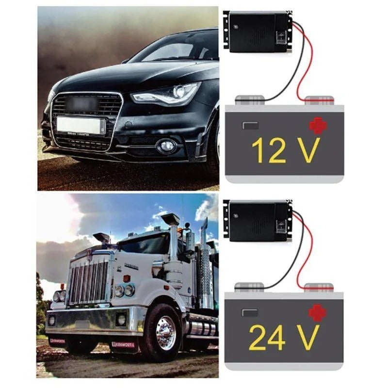 Belro vehicle mice repeller for home and garden, outdoor pest control device with electronic pest deterrent visible in the image.