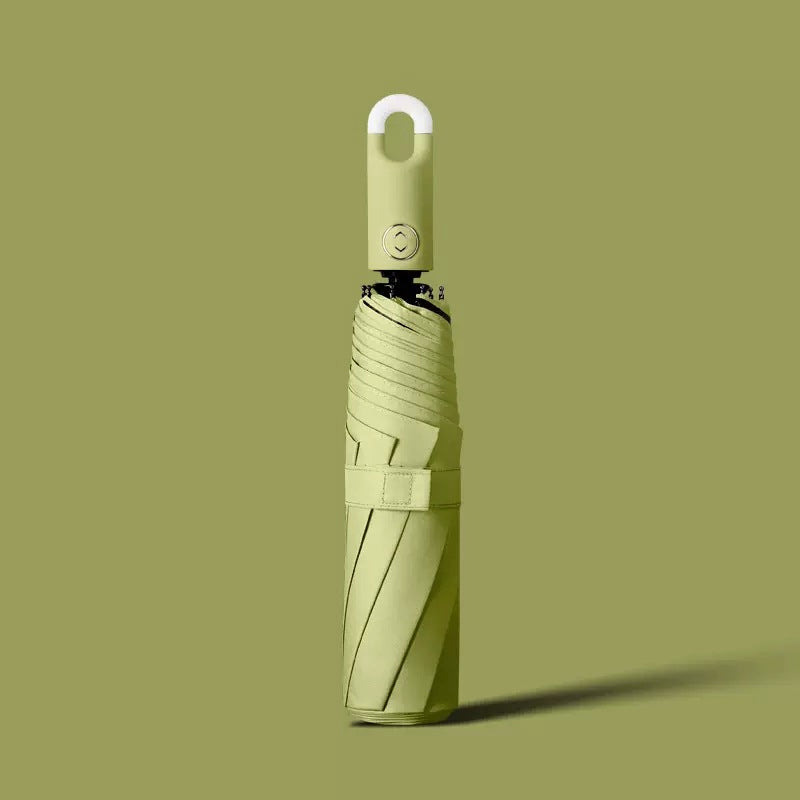 Belro Ultimate Self-Opening Umbrella with automatic opening mechanism, black canopy, and sturdy handle for easy use.