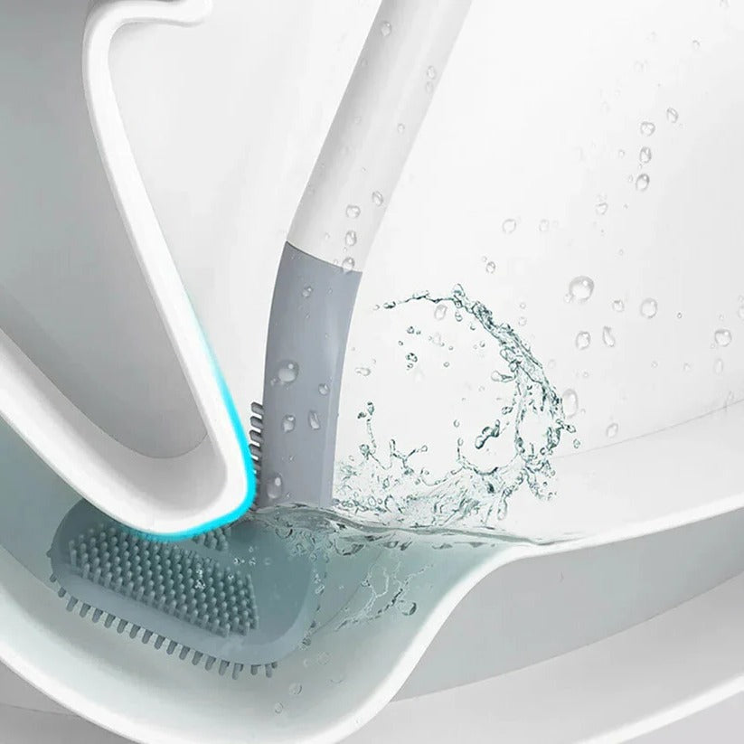 Belro self-cleaning hygienic toilet brush with sleek handle and bristles, designed for effective cleaning and sanitation.