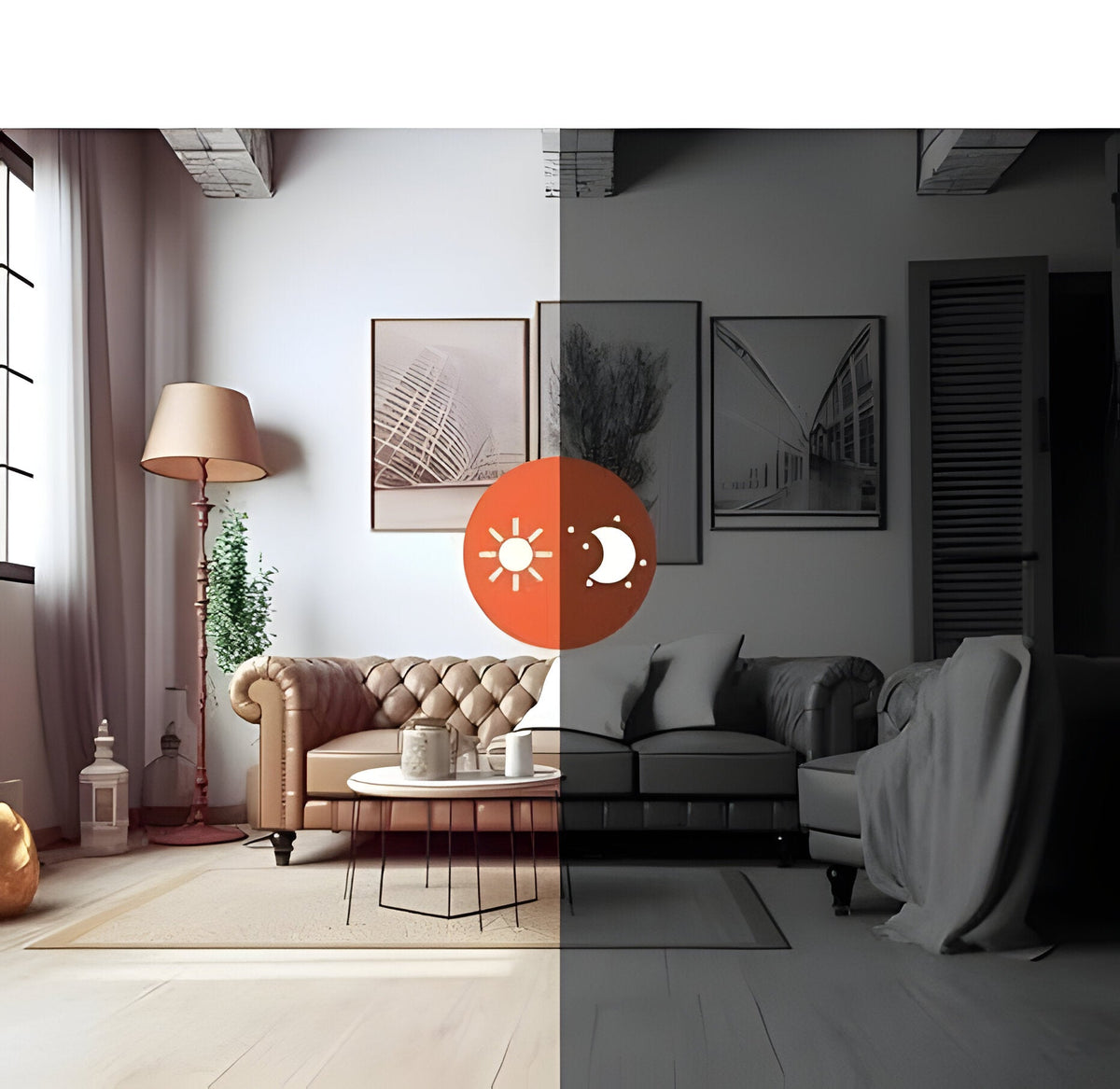 Belro Sentinel Eye HD wireless security camera with black casing, mounted indoors for home security surveillance.