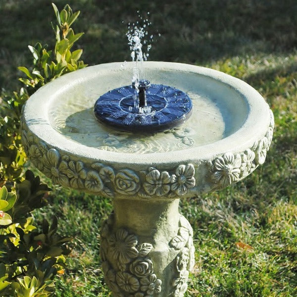 Belro solar water fountain for garden, eco-friendly outdoor decor with water feature, ideal gift for garden lovers.